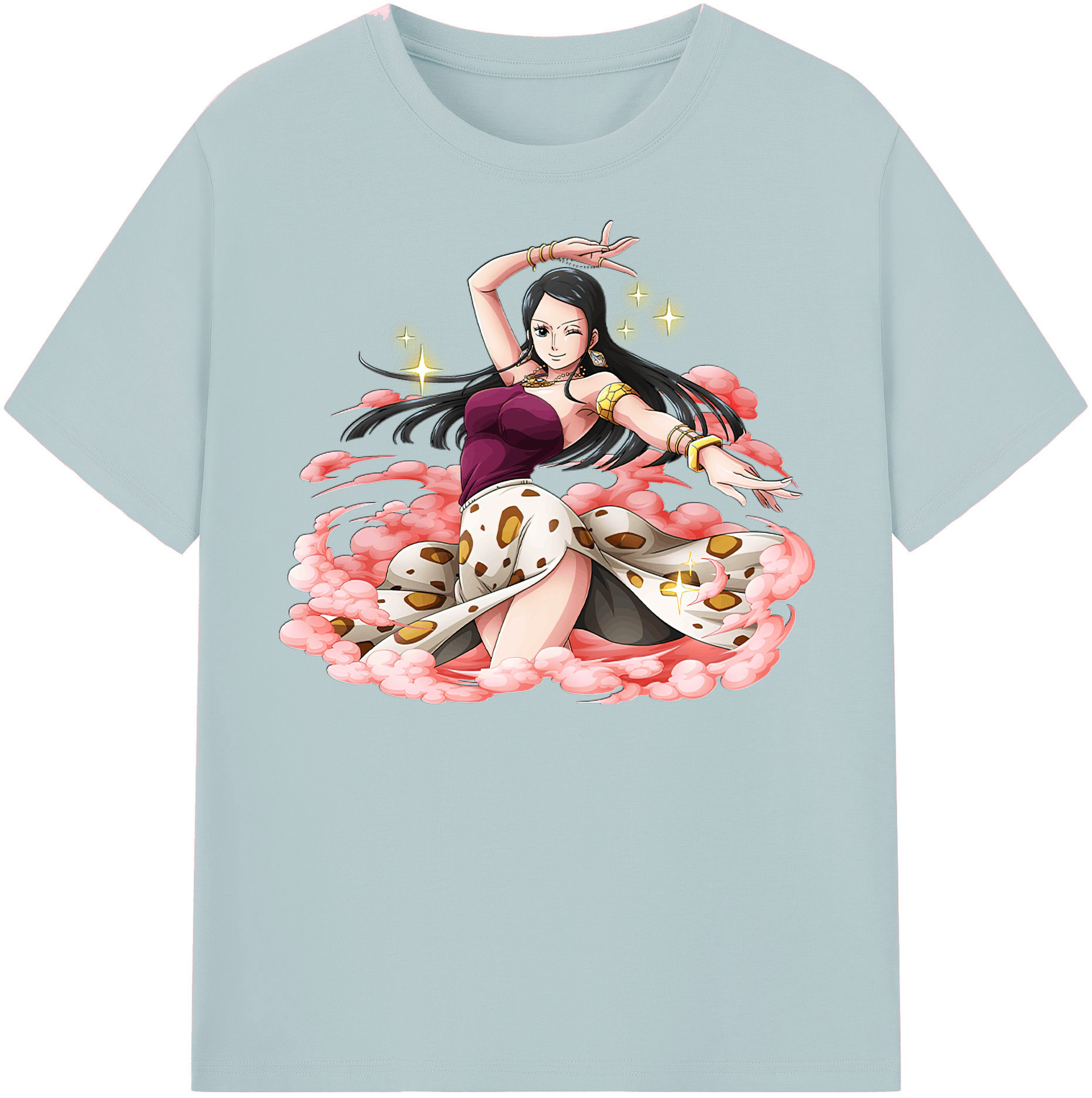 ワンピース ニコ・ロビン ONE PIECE Nico Robin 綿100％半袖Tシャツ（フロントプリント）